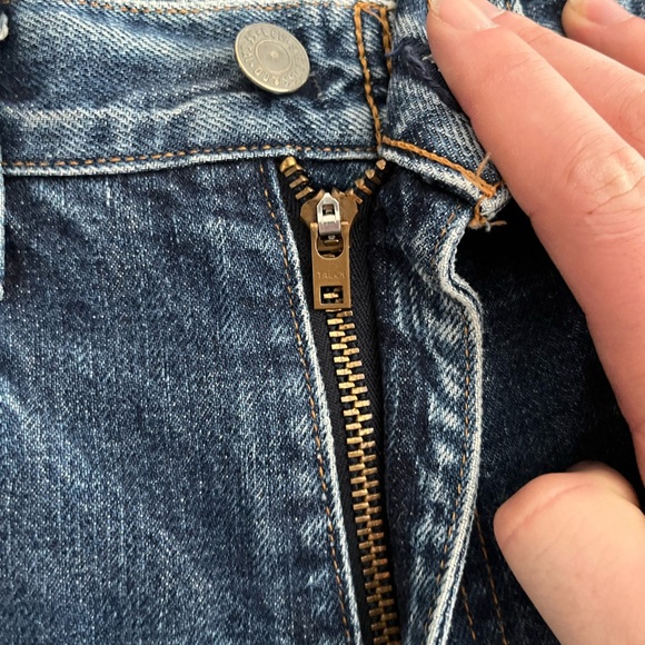 90’s Selvedge Levi’s 502 Big E, Made in Japan, Talon Zip - Picture 5 of 8